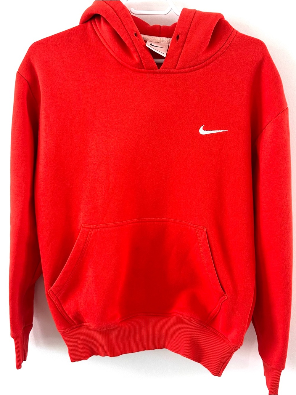 Nike Orange Pullover Hoodie with White Swoosh (Limited Run)